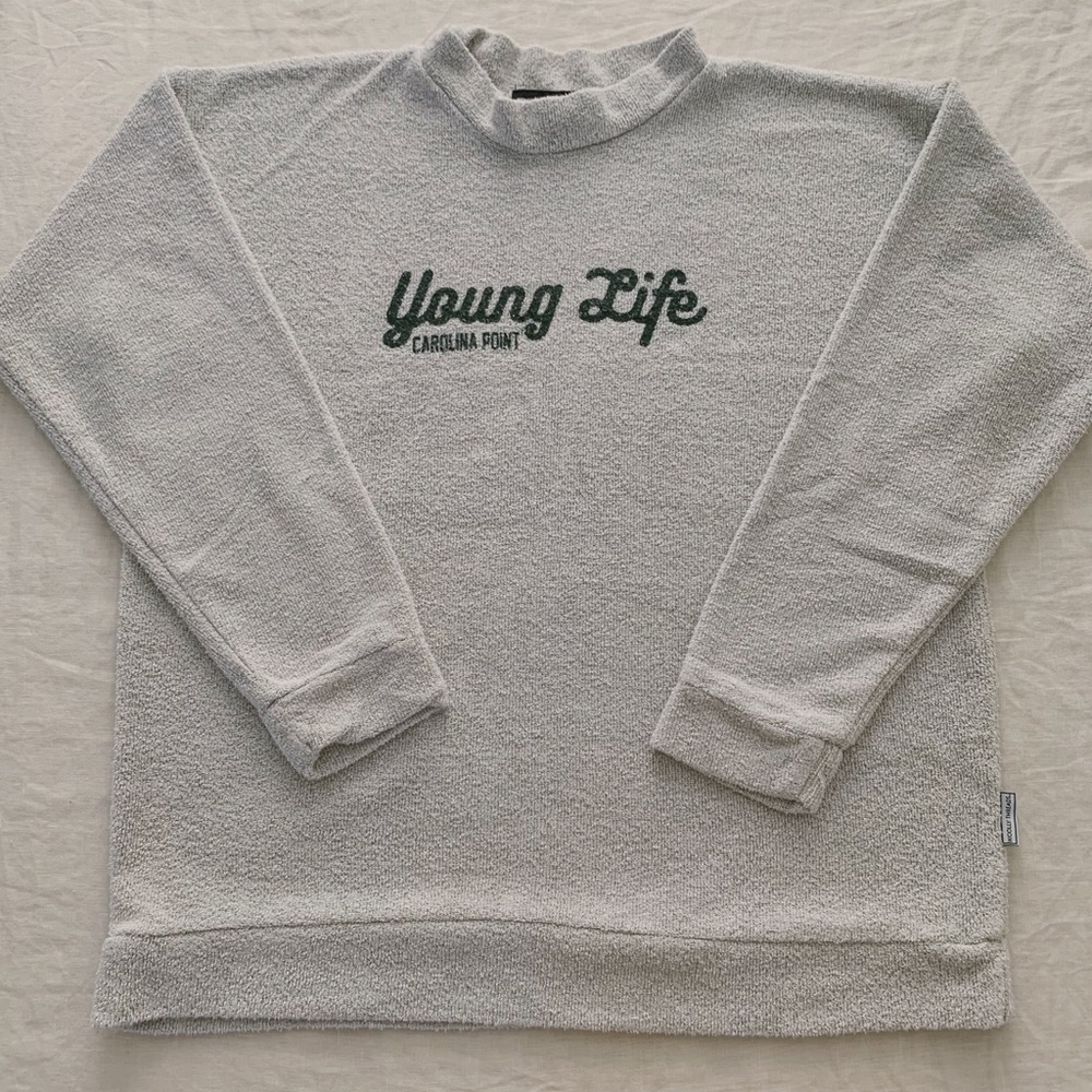 Woolly Threads Young Life Sweater Sweatshirt Sz XL